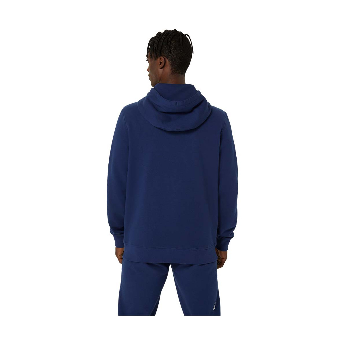 Asics Logo Kapuzenpullover Marineblau