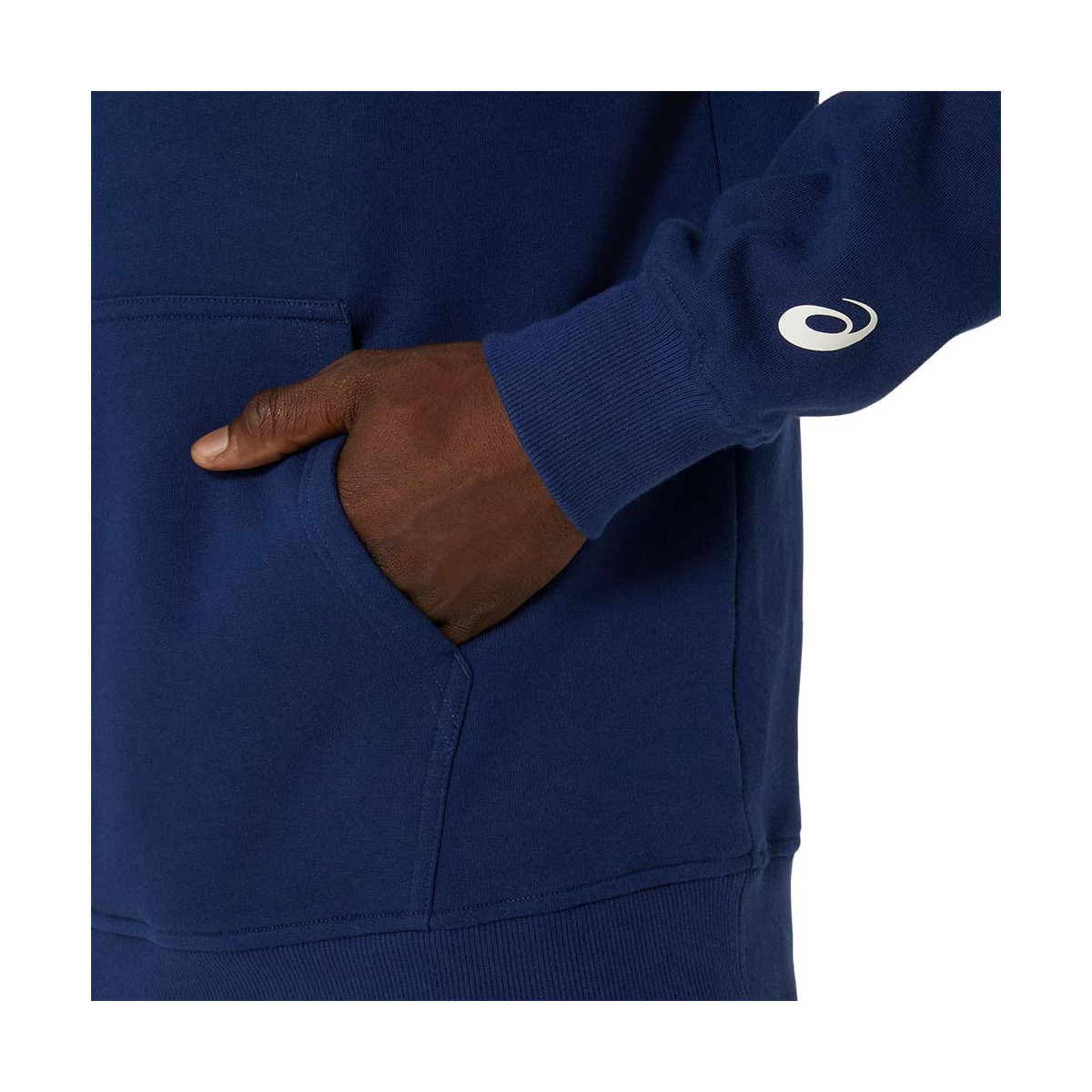 Asics Logo Kapuzenpullover Marineblau