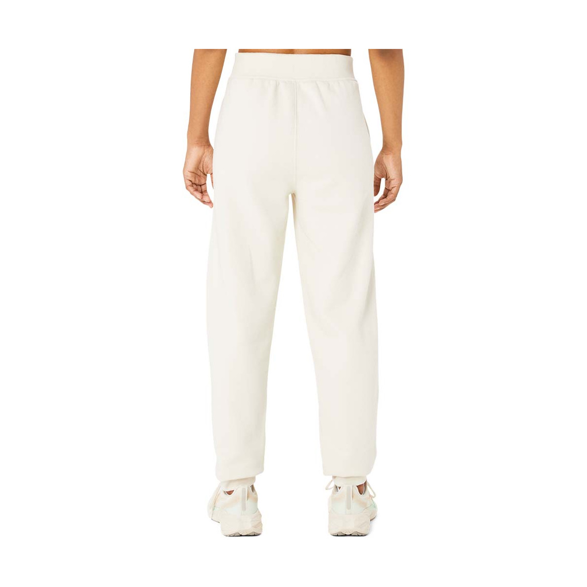 Asics Logo Hose Damen Cremewei&szlig;