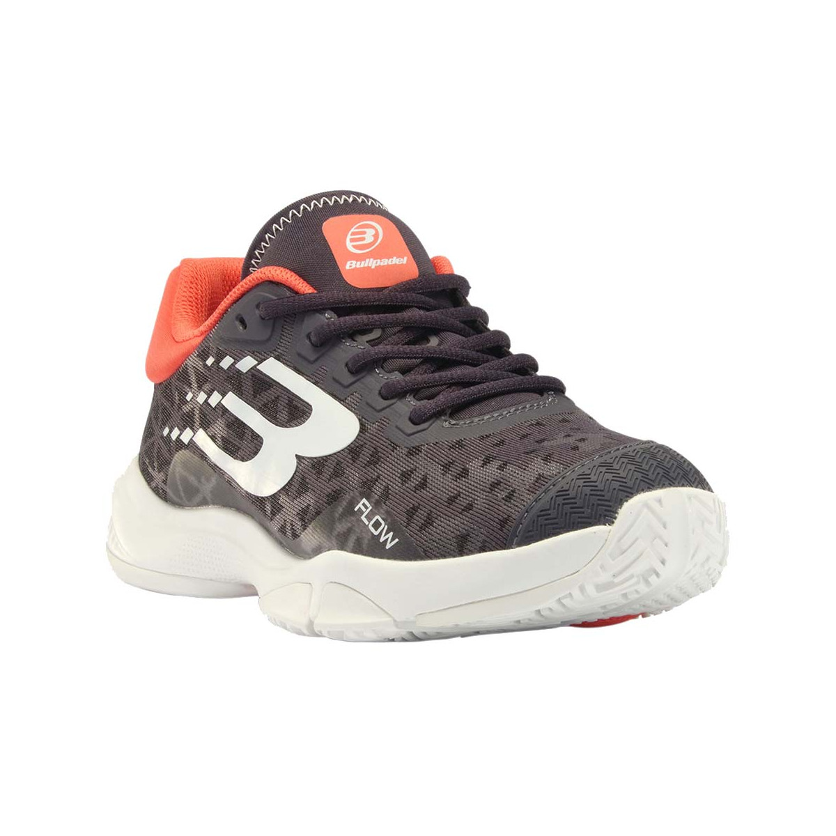 Bullpadel Flow 24I Padelschuhe Damen Schwarz / Orange
