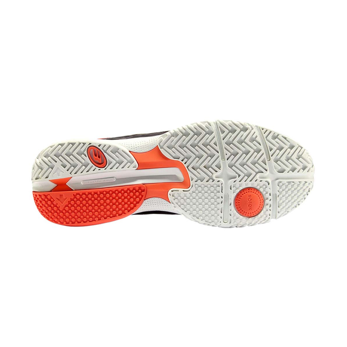 Bullpadel Flow 24I Padelschuhe Damen Schwarz / Orange