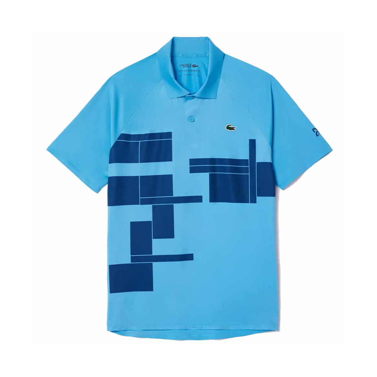 Lacoste Tennis Novak Djokovic Player Poloshirt Blau / Marineblau