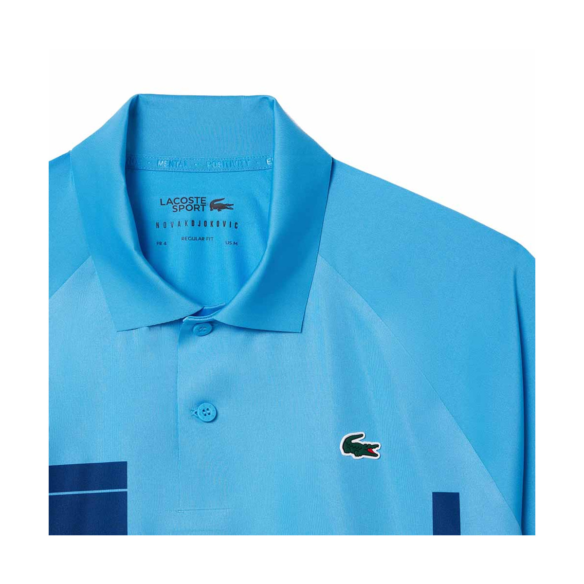 Lacoste Tennis Novak Djokovic Player Poloshirt Blau / Marineblau