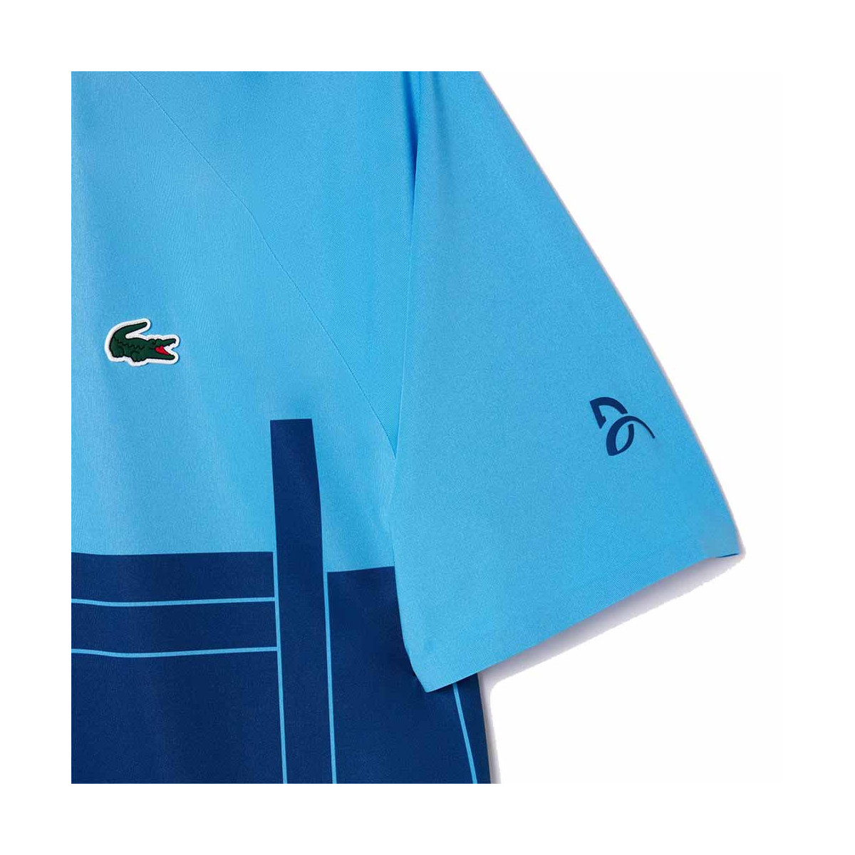 Lacoste Tennis Novak Djokovic Player Poloshirt Blau / Marineblau