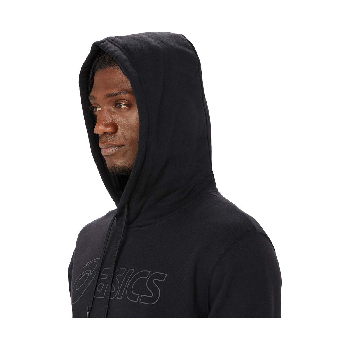 Asics Logo Kapuzenpullover Schwarz