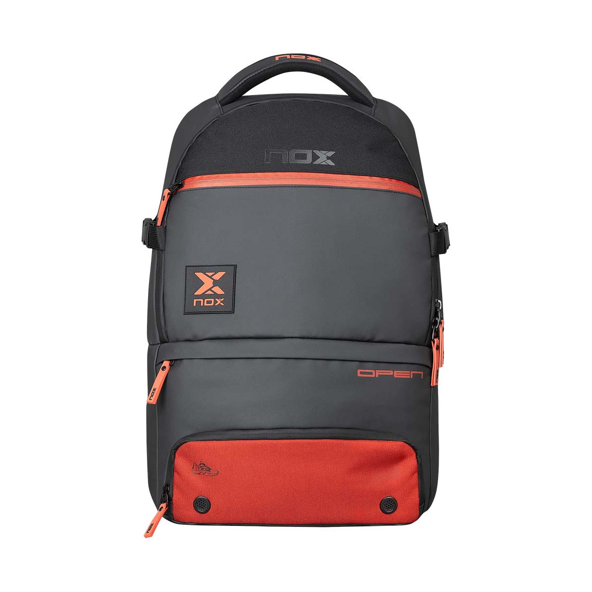 Nox Luxury Open Series Rucksack Schwarz / Rot