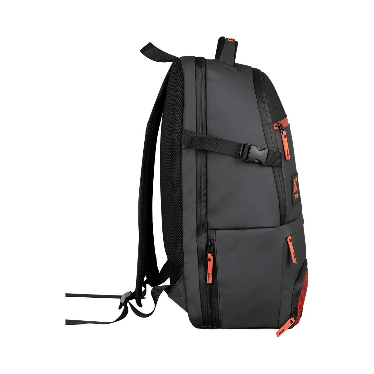 Nox Luxury Open Series Rucksack Schwarz / Rot