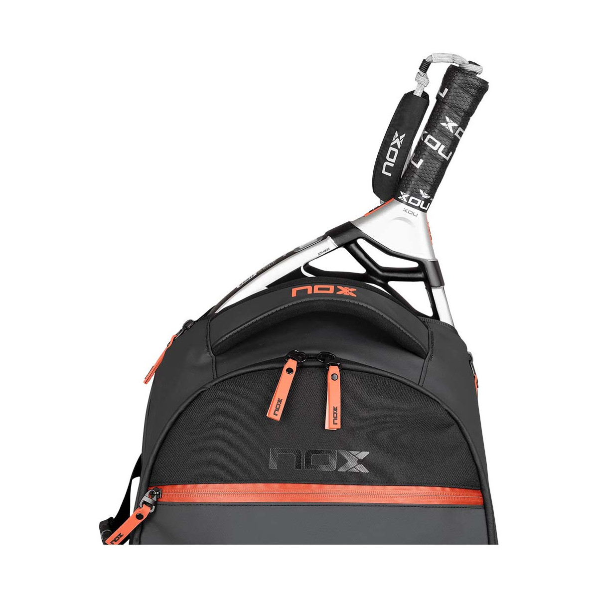 Nox Luxury Open Series Rucksack Schwarz / Rot