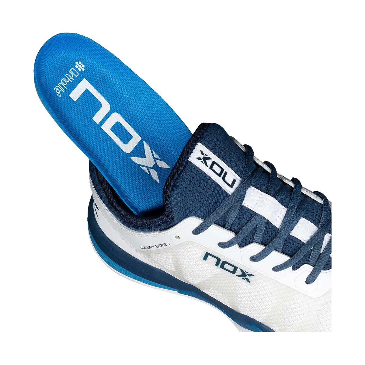 Nox Nerbo Padelschuhe Wei&szlig; / Blau
