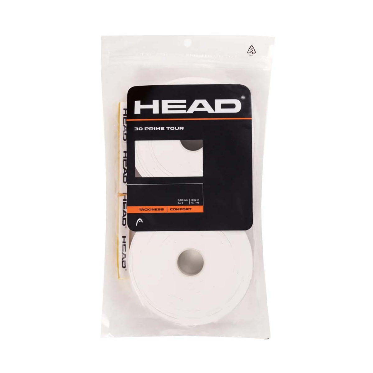 Head Prime Tour Overgrip Wei&szlig; 30er-Pack