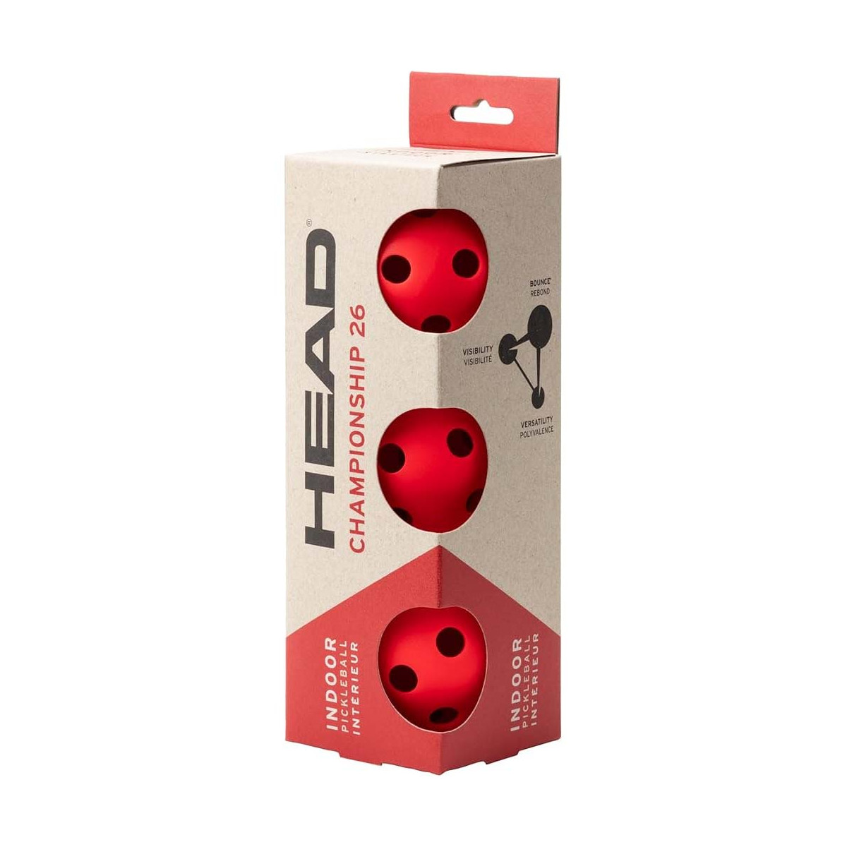 Head Championship 26 Pickleballs 3er-Pack