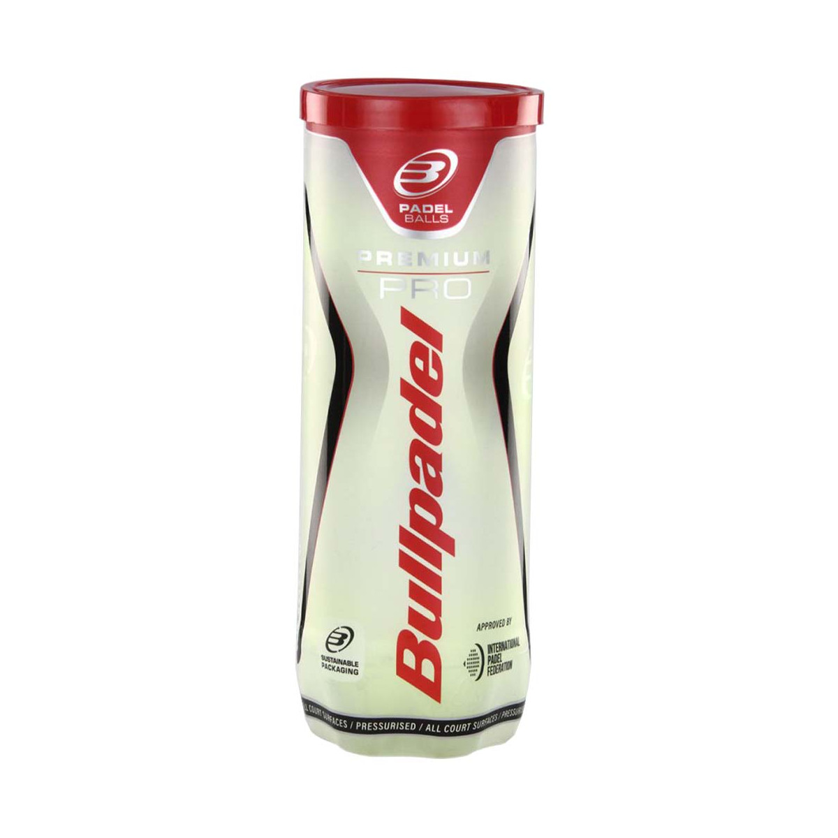 Bullpadel Premium Pro Padelb&auml;lle 3er-Dose