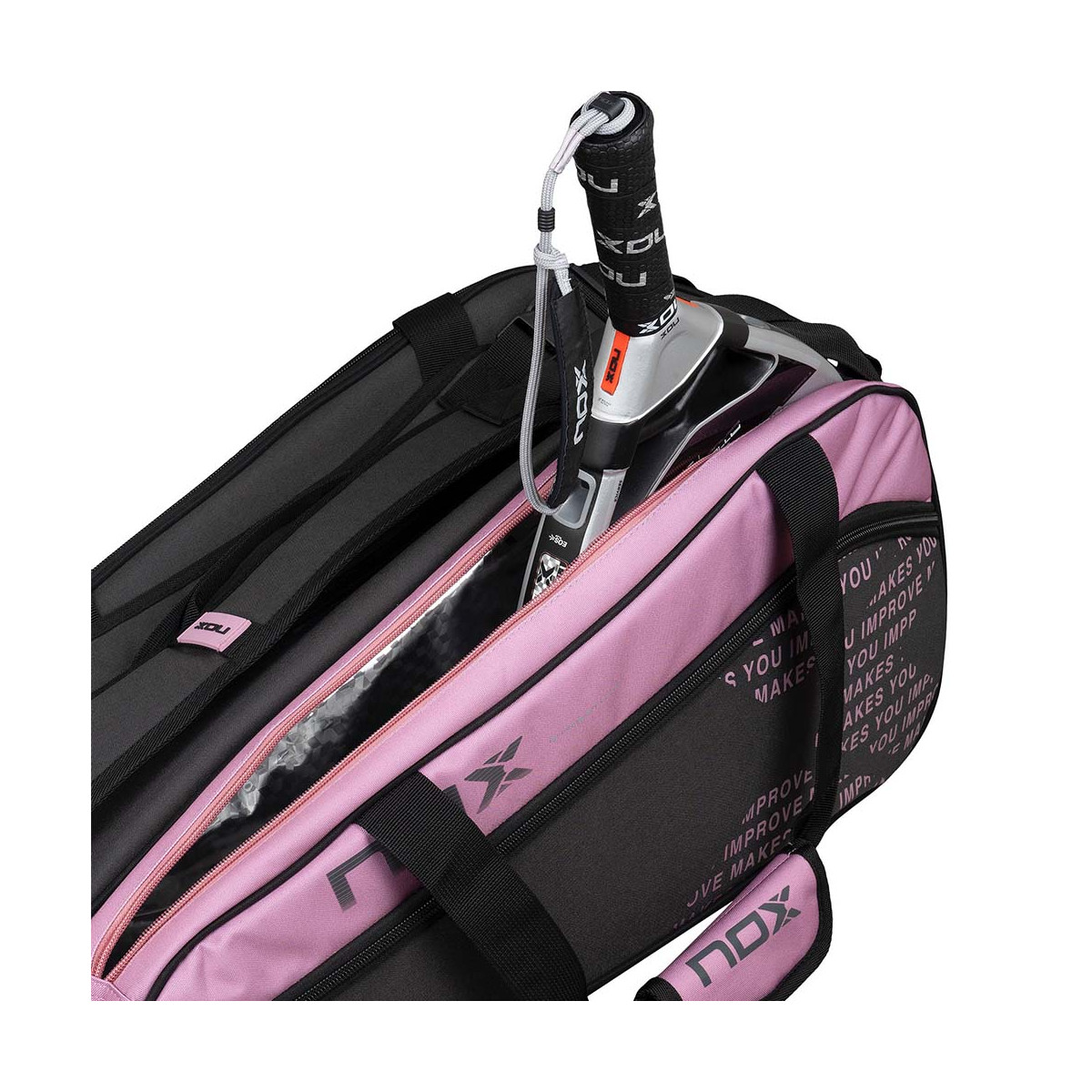 Nox Street Series Schl&auml;gertasche (Thermobag) Grau / Rosa