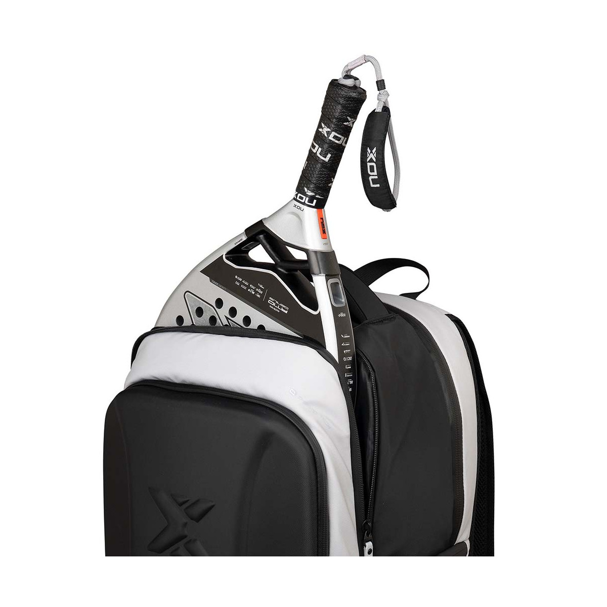Nox Luxury Master Series Rucksack Wei&szlig; / Schwarz