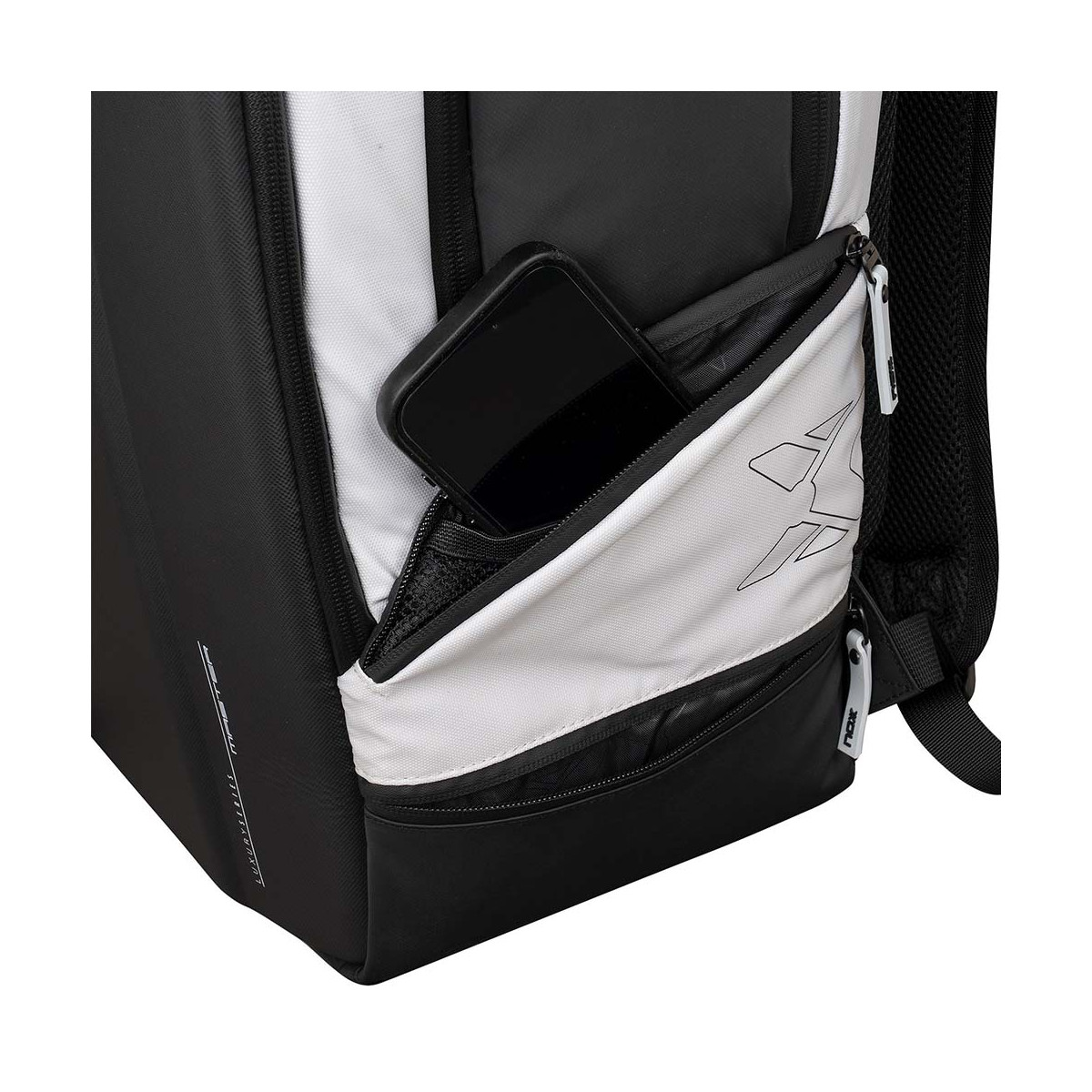 Nox Luxury Master Series Rucksack Wei&szlig; / Schwarz