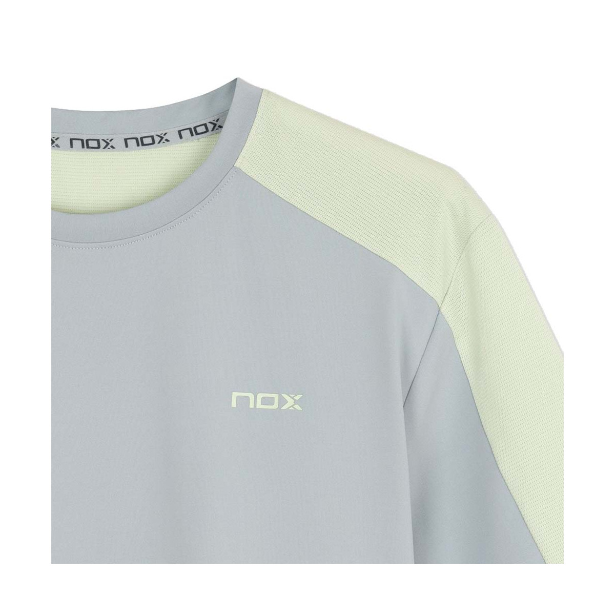 Nox Pro T-Shirt Hellgrau / Gr&uuml;n