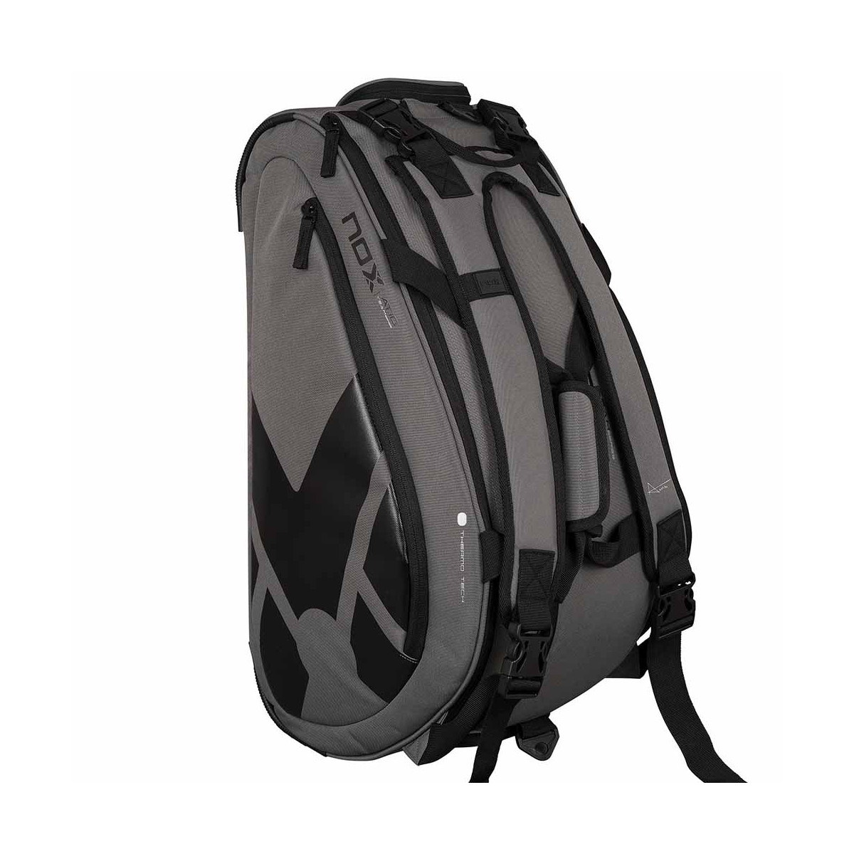 Nox AT10 Team Schl&auml;gertasche (Thermobag) Grau / Schwarz