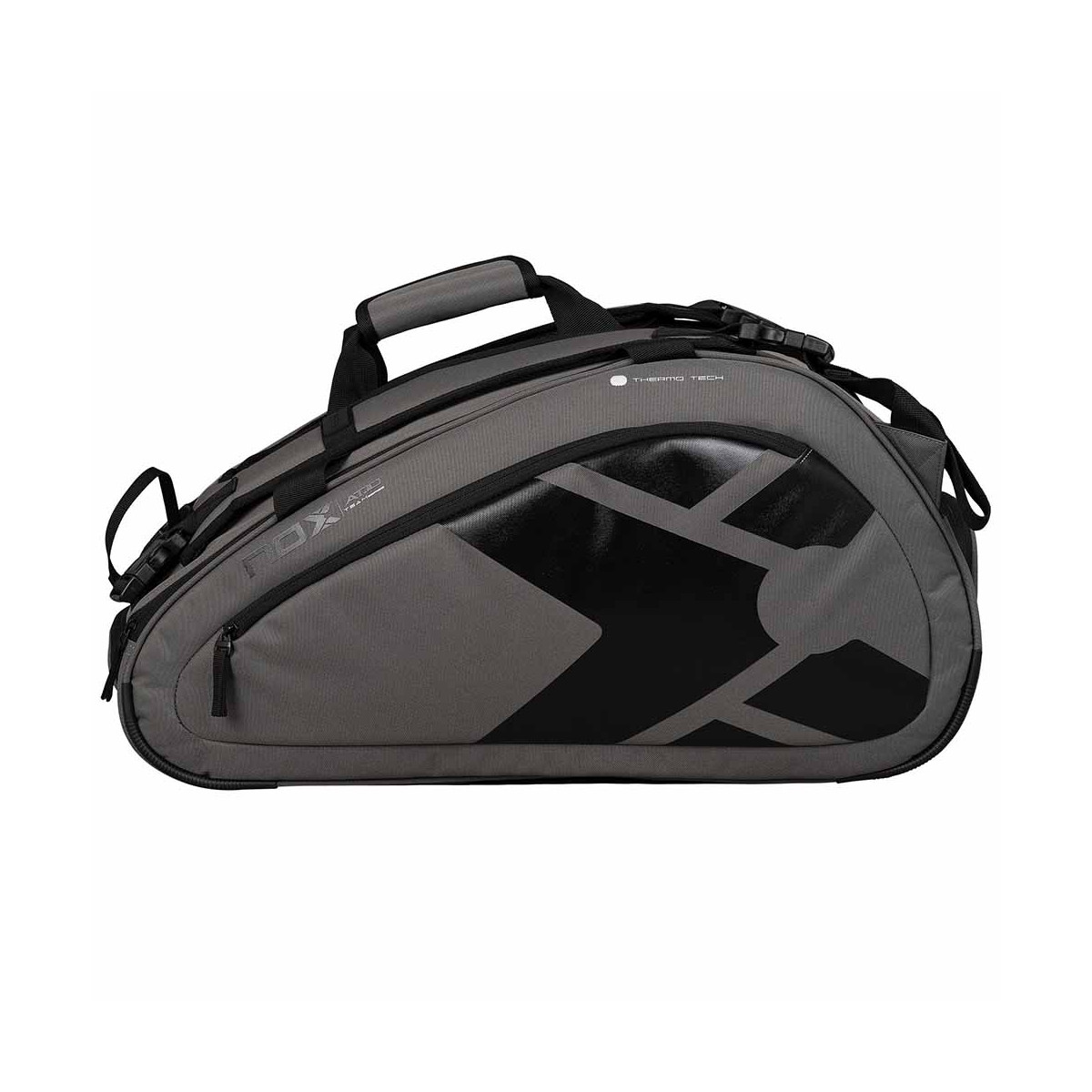 Nox AT10 Team Schl&auml;gertasche (Thermobag) Grau / Schwarz