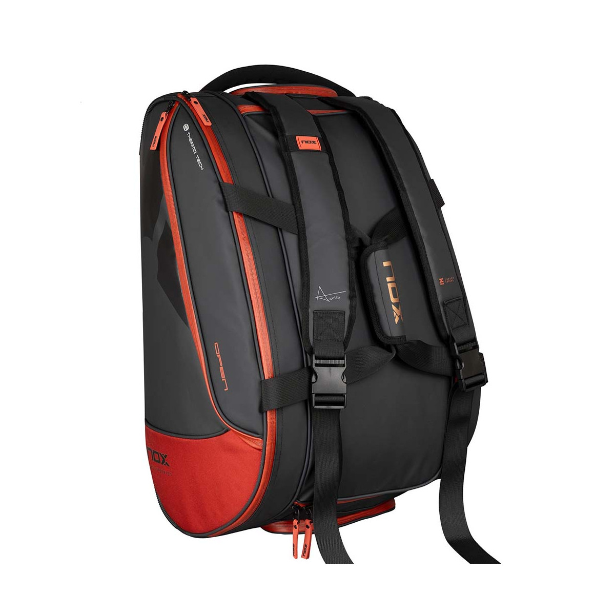 Nox Luxury Open Series Schl&auml;gertasche (Thermobag) Schwarz / Rot