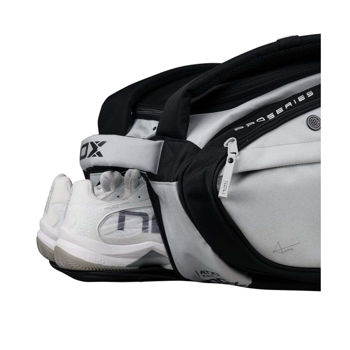 Nox AT10 Competition XL Compact Schl&auml;gertasche (Thermobag) Grau / Schwarz