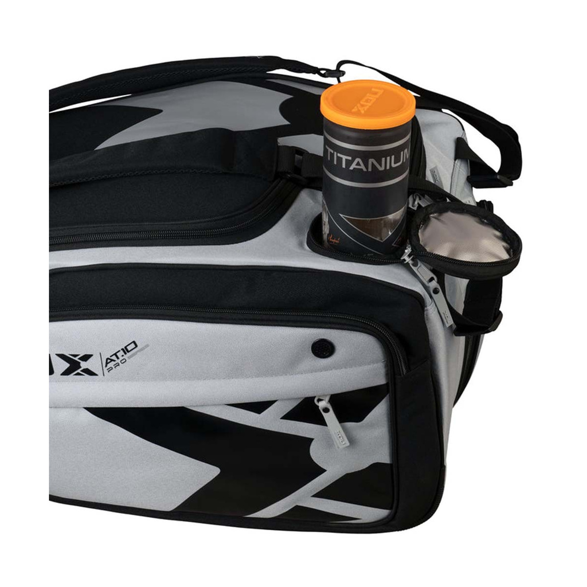 Nox AT10 Competition XL Compact Schl&auml;gertasche (Thermobag) Grau / Schwarz