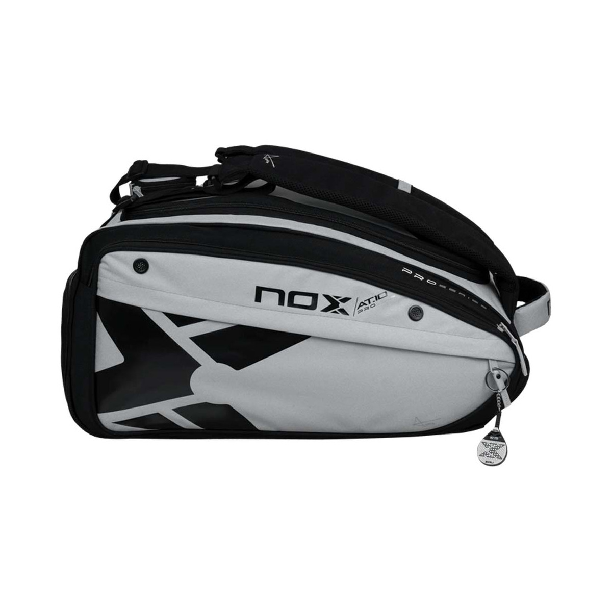 Nox AT10 Competition XL Compact Schl&auml;gertasche (Thermobag) Grau / Schwarz