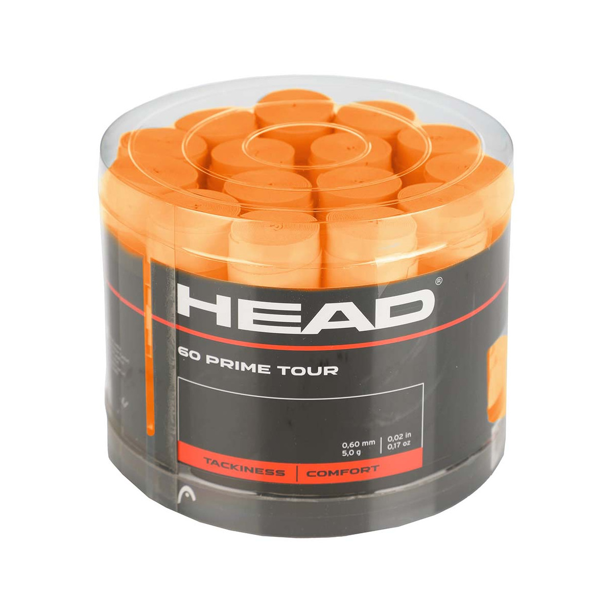 Head Prime Tour Overgrip Rot 60er-Pack