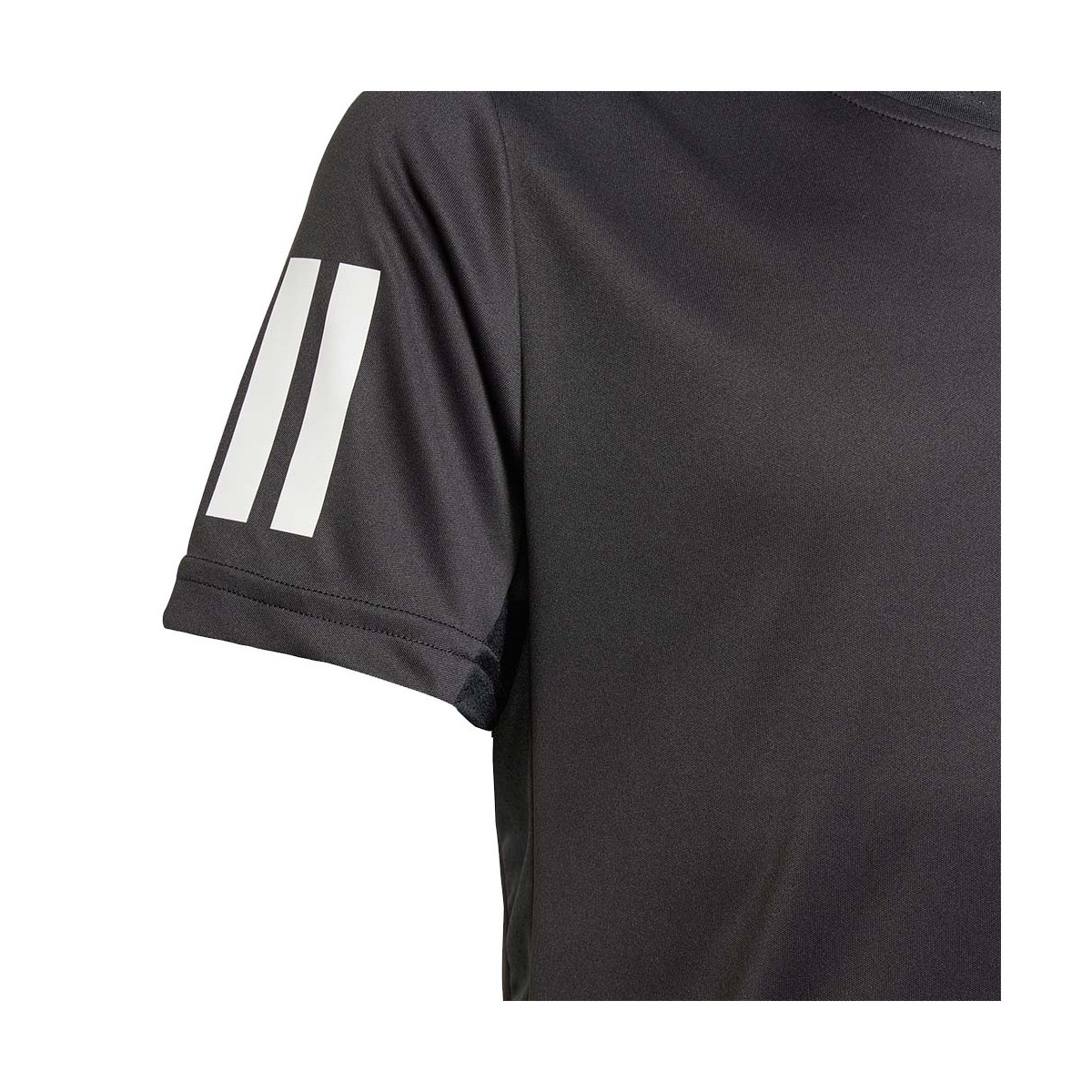 Adidas Club 3-Stripes Junior T-Shirt Schwarz