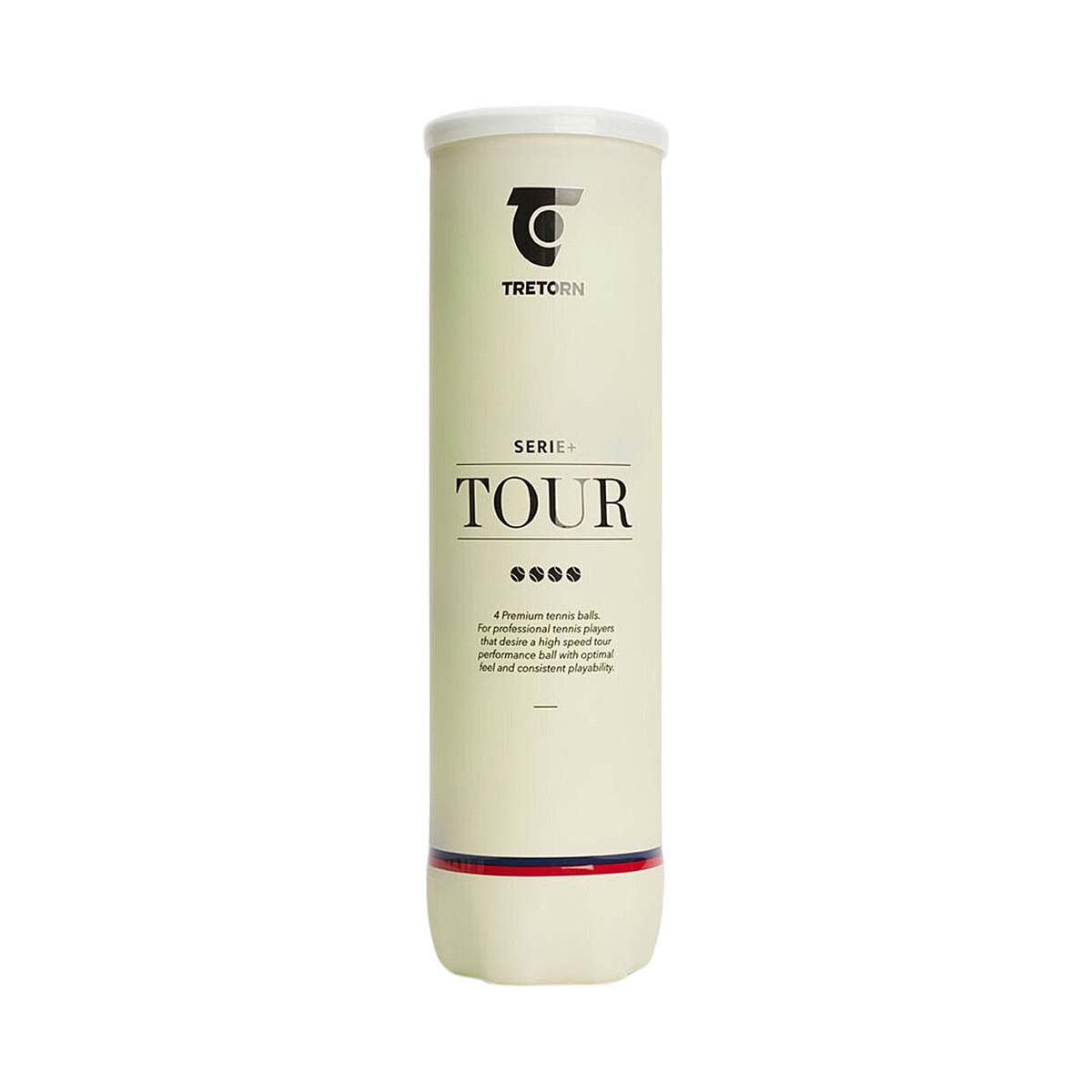 Tretorn Serie+ Tour Tennisb&auml;lle 4er-Dose