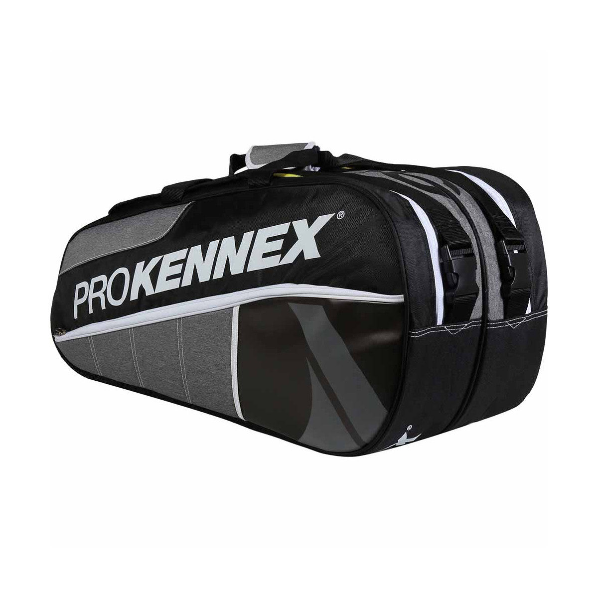 Pro Kennex Double Schl&auml;gertasche (Thermobag) Grau