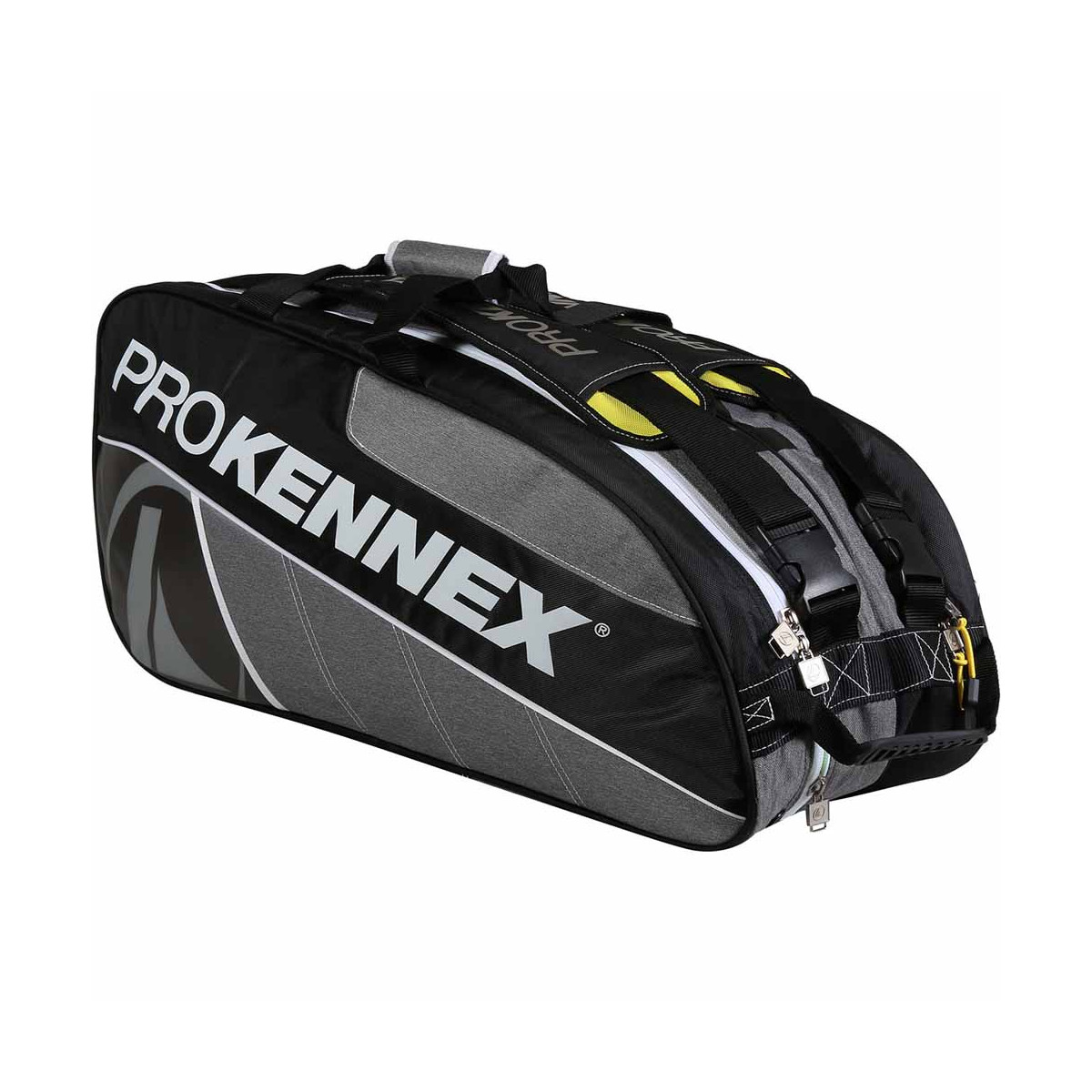Pro Kennex Double Schl&auml;gertasche (Thermobag) Grau