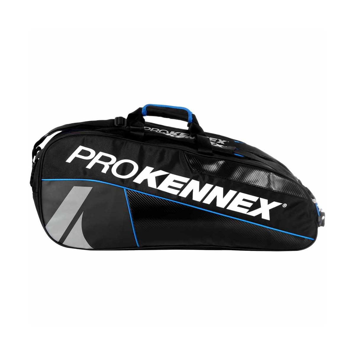 Pro Kennex Double Schl&auml;gertasche (Thermobag) Schwarz / Blau