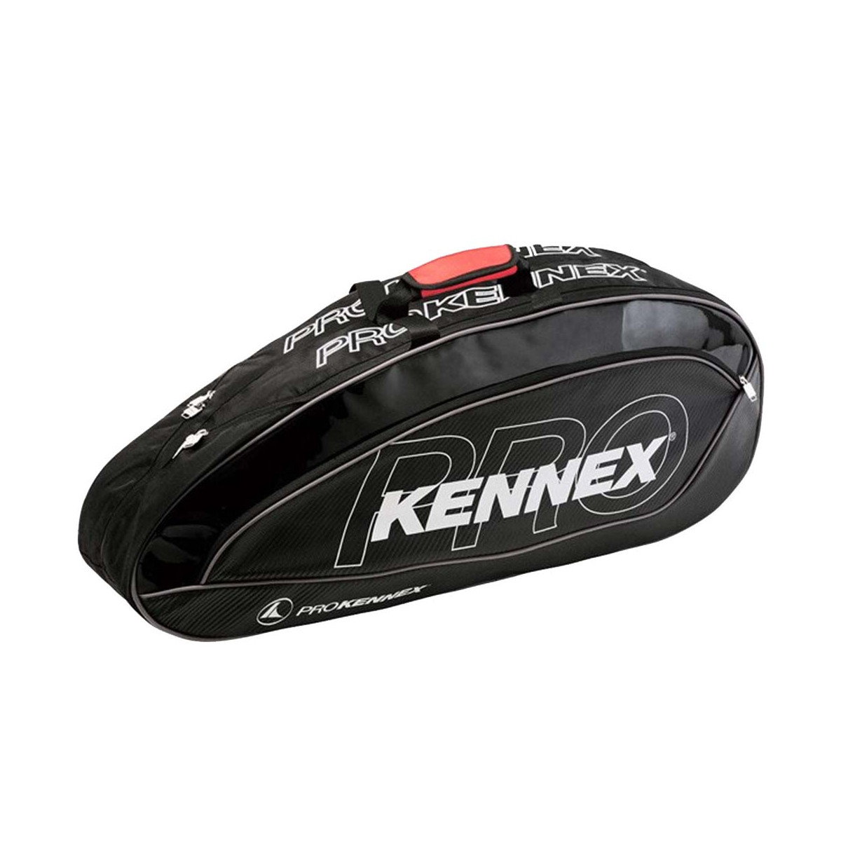 Pro Kennex Double Schl&auml;gertasche (Thermobag) Schwarz / Rot