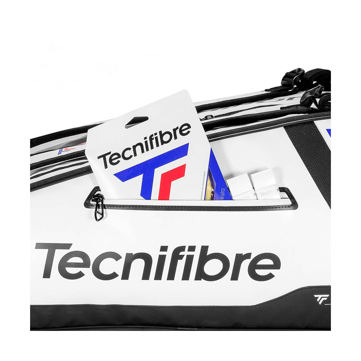 Tecnifibre Tour Endurance 12R Schl&auml;gertasche Wei&szlig; / Schwarz