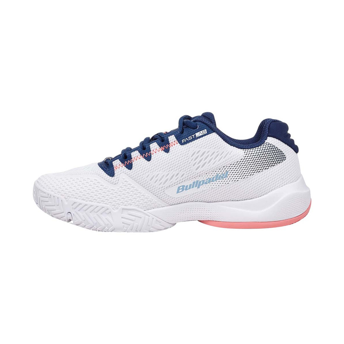 Bullpadel Flow 24V Padelschuhe Damen Wei&szlig; / Marineblau
