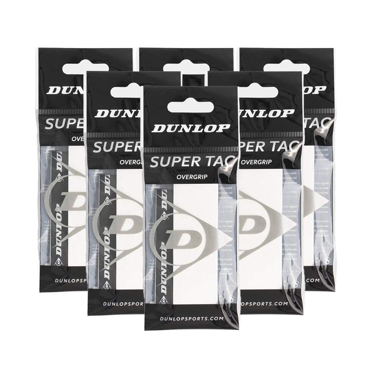 Dunlop Super Tac Overgrip Wei&szlig; 30er-Pack