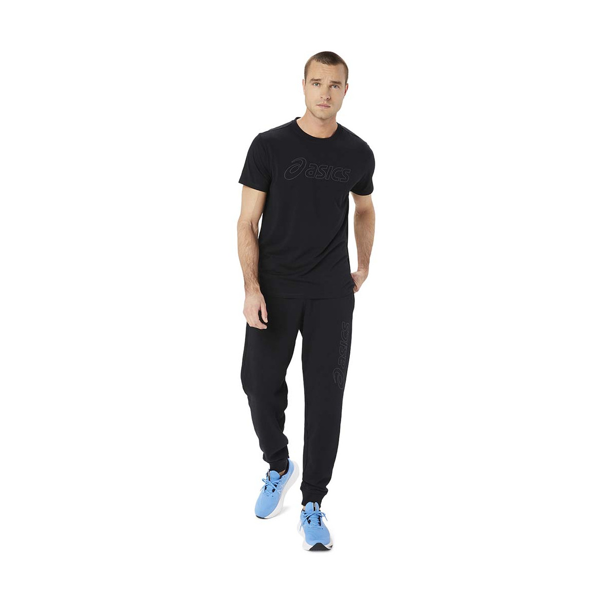 Asics Logo SS T-Shirt Schwarz