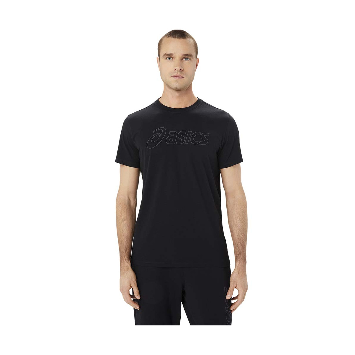 Asics Logo SS T-Shirt Schwarz