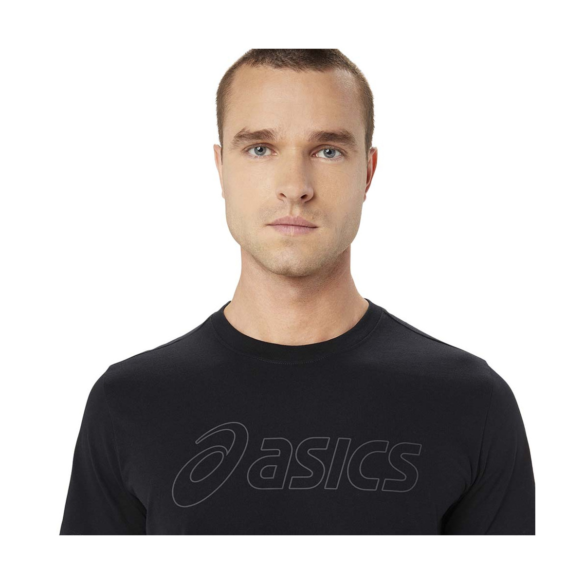 Asics Logo SS T-Shirt Schwarz