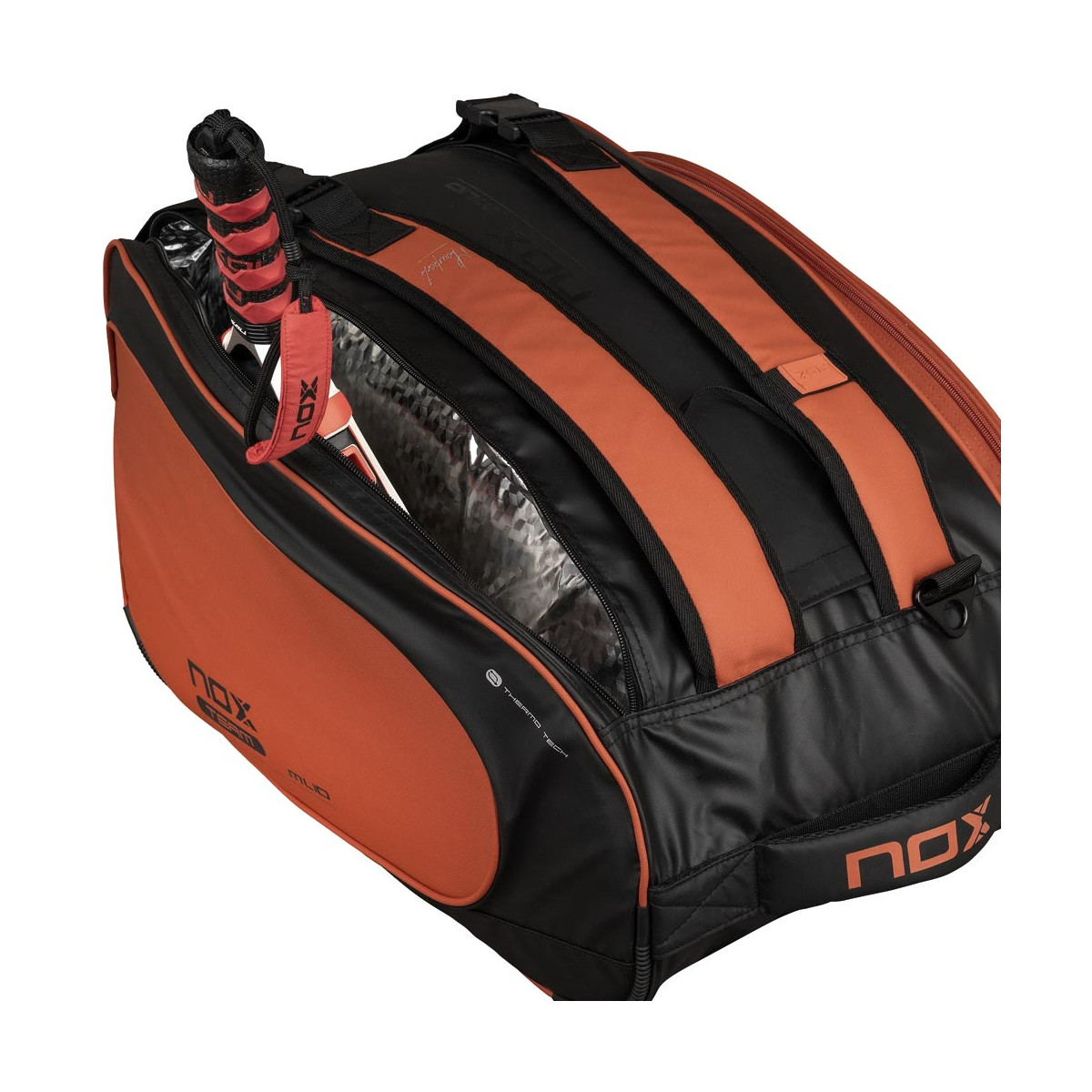 Nox ML10 Team Schl&auml;gertasche (Thermobag) Schwarz / Clay
