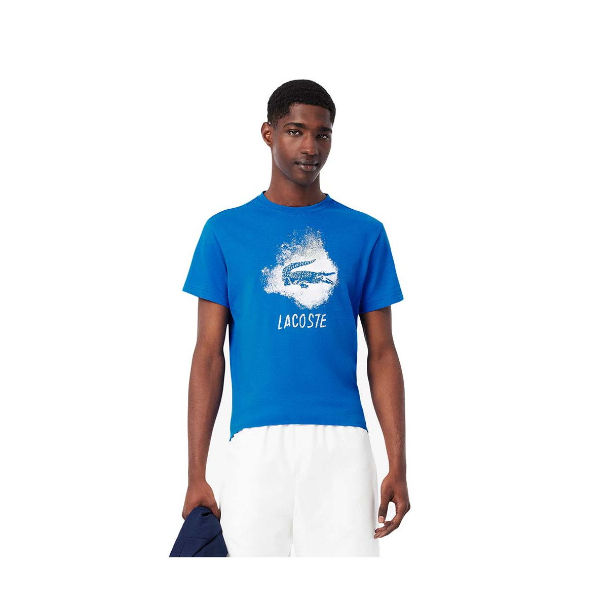 Lacoste Sport Graphic T-Shirt Blau
