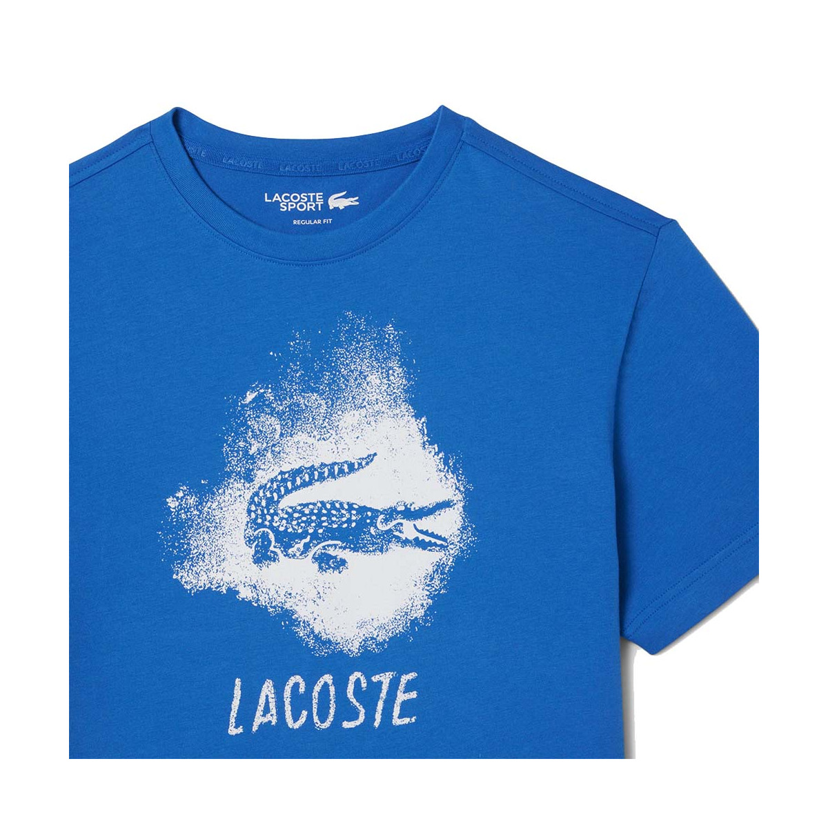 Lacoste Sport Graphic T-Shirt Blau