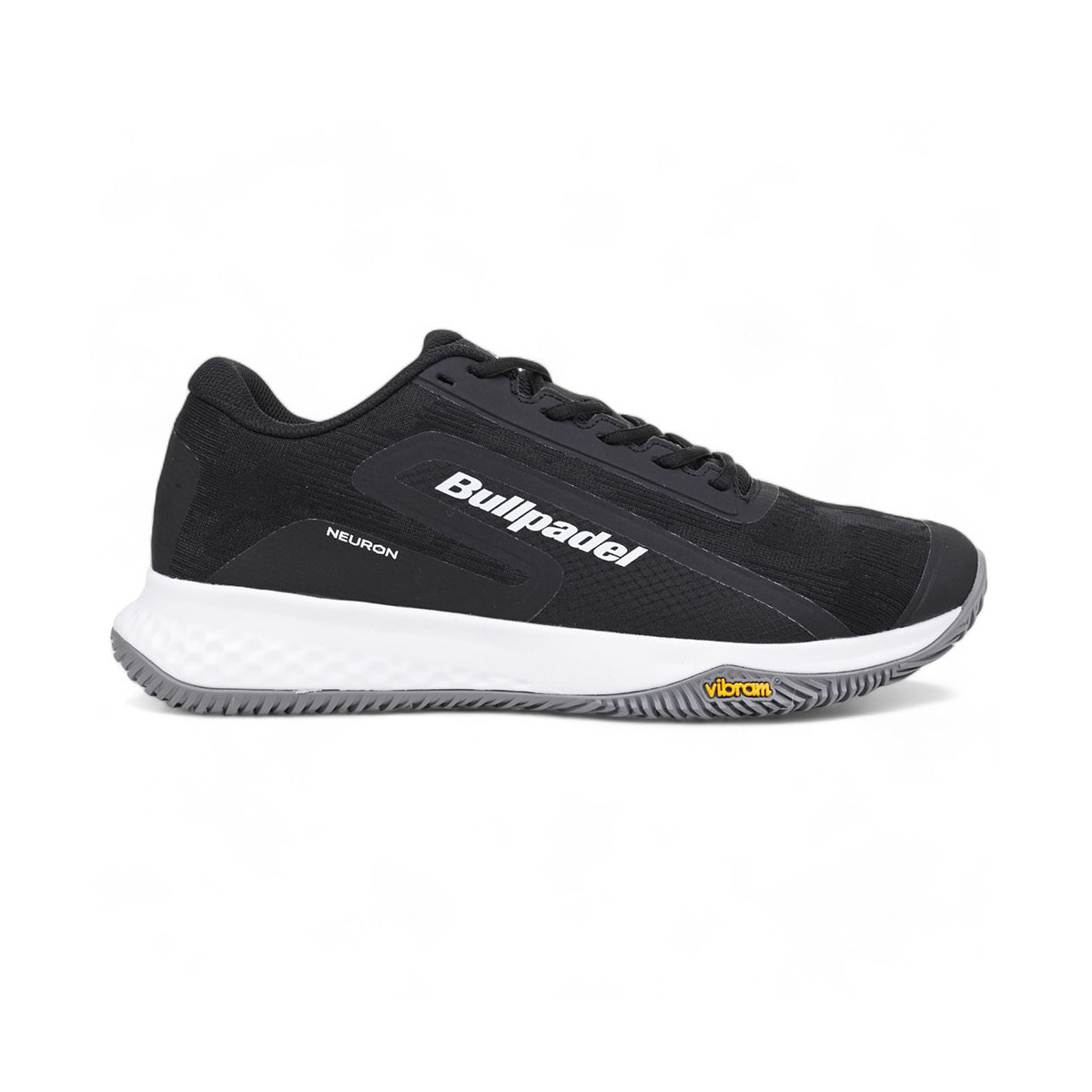 Bullpadel Neuron Vibram 25V Padelschuhe Schwarz