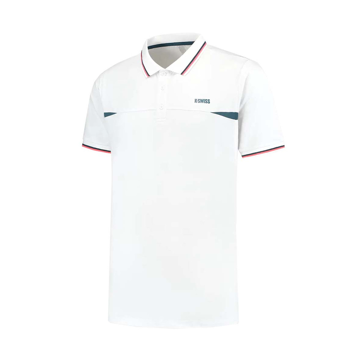 K-Swiss Hypercourt Poloshirt Wei&szlig;