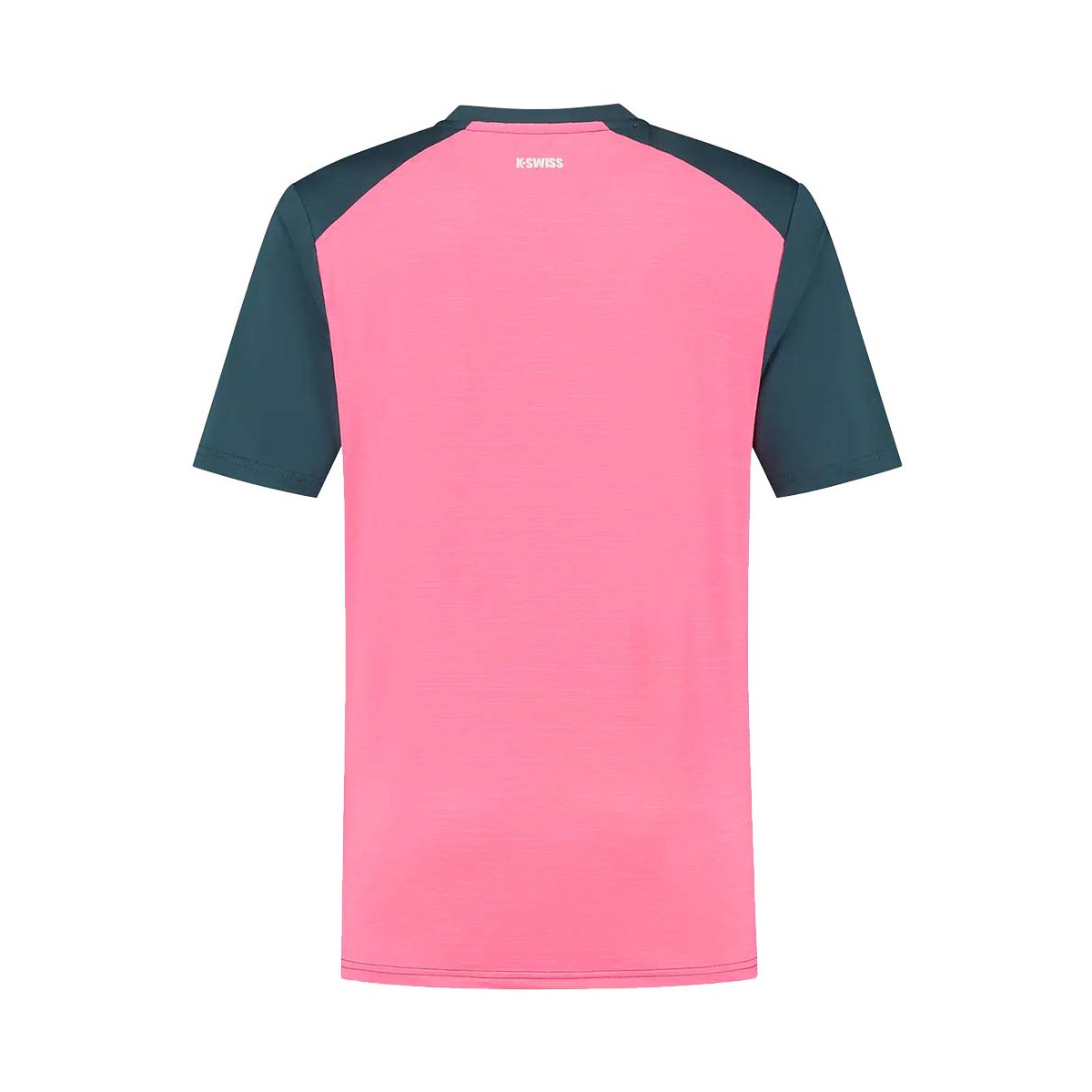 K-Swiss Hypercourt Mix Melange Crew T-Shirt Petrol / Rosa