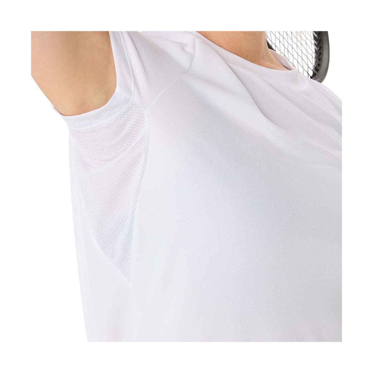 Asics Court SS T-Shirt Damen Wei&szlig;