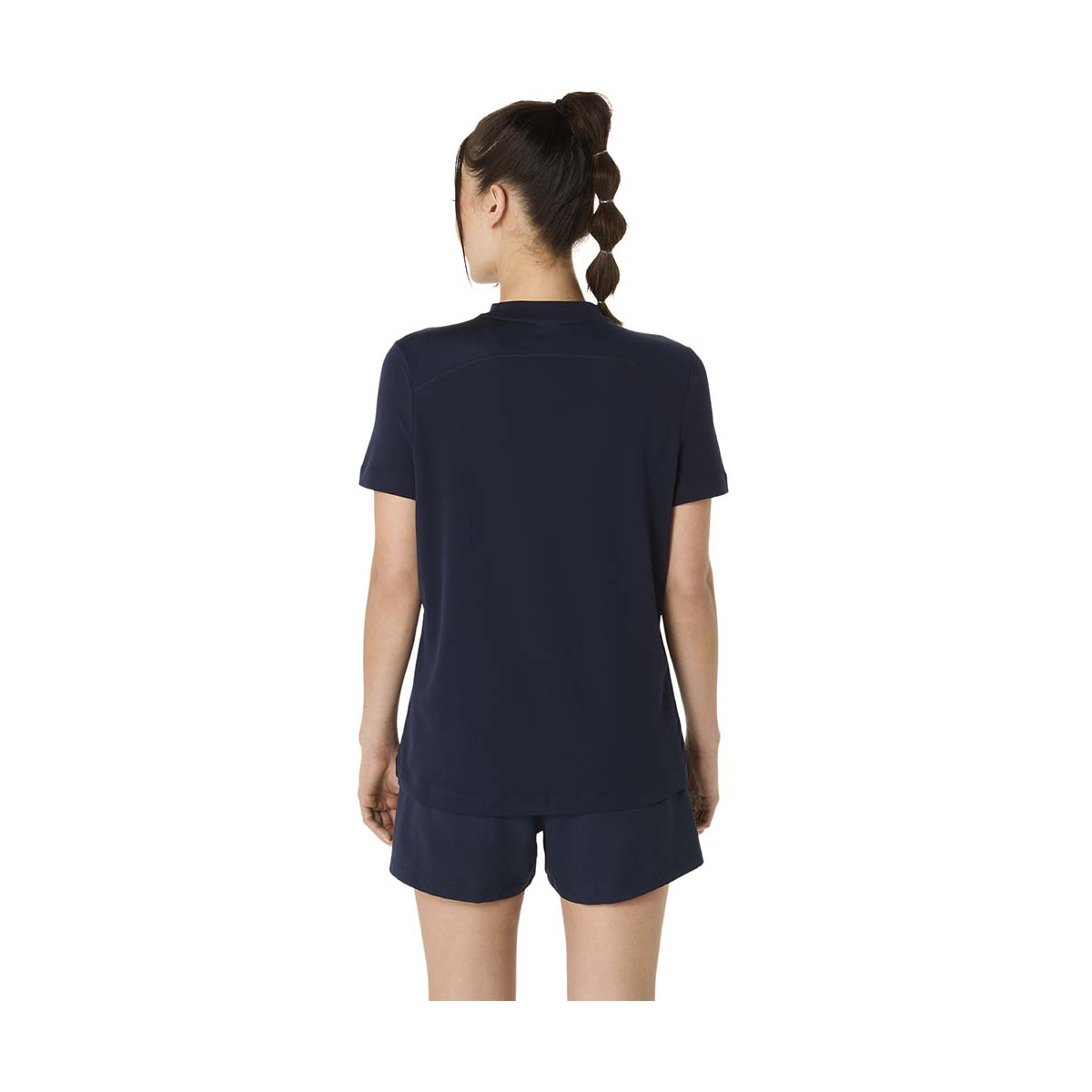 Asics Court SS T-Shirt Damen Marineblau