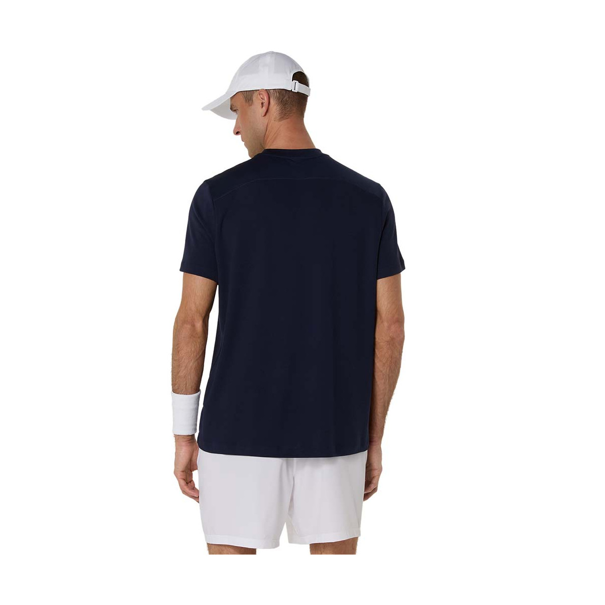 Asics Court SS T-Shirt Marineblau
