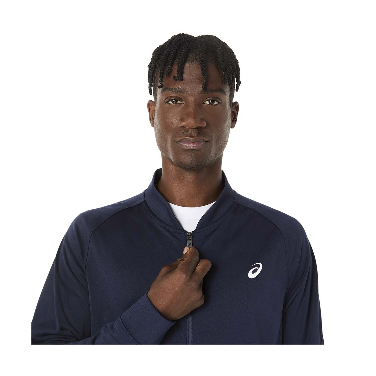 Asics Court Warm-Up Jacke Marineblau