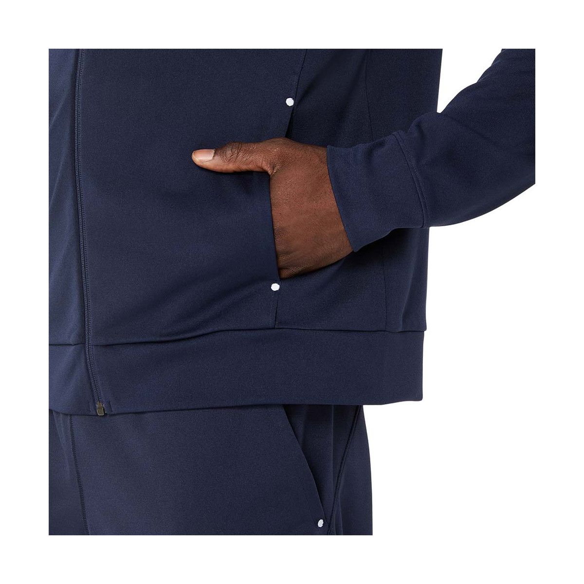 Asics Court Warm-Up Jacke Marineblau